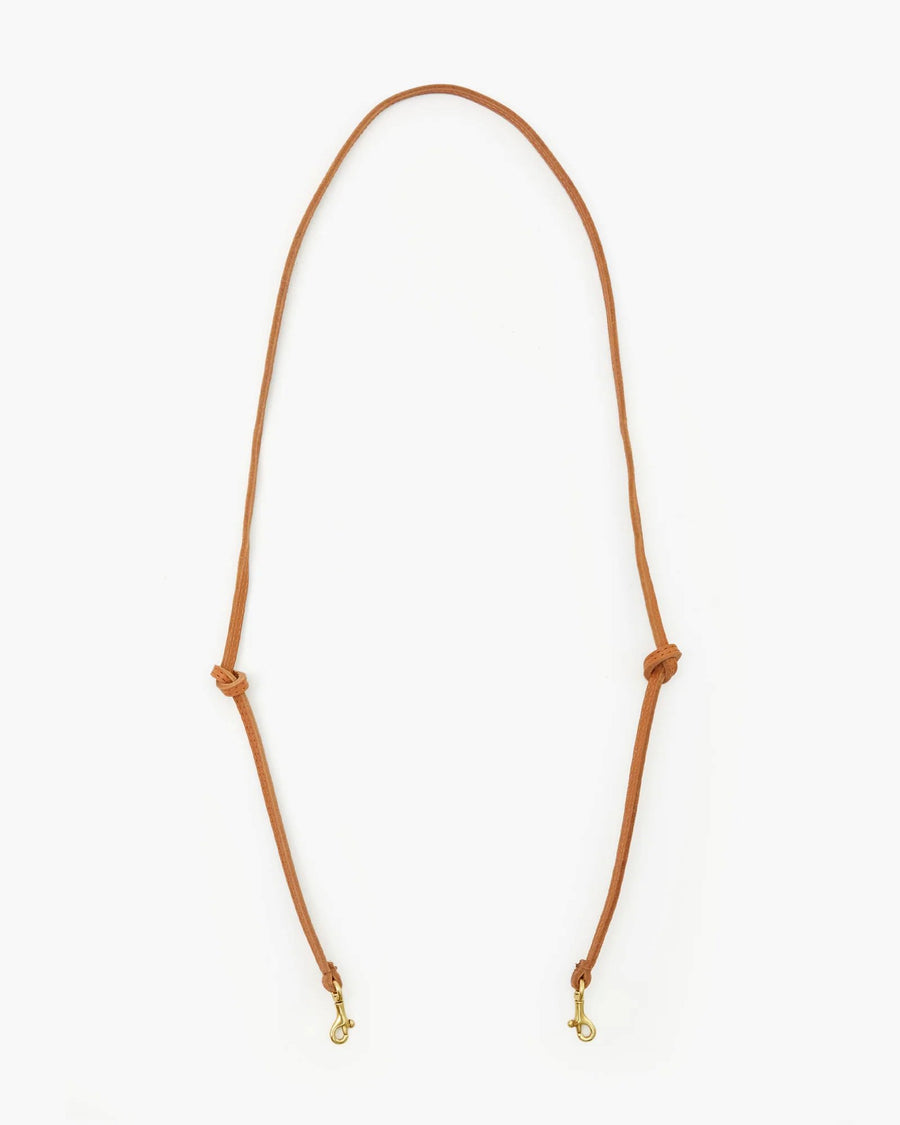 Thin Knotted Crossbody Strap Cuoio Handbags - Small Leather Goods - Straps Clare V. 