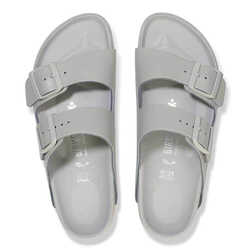 BIRKENSTOCK Arizona BS Mineral Gray Sandals - Flat Sandals Birkenstock 