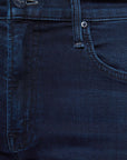 The Mid Rise Rambler Zip Ankle Chip On My Shoulder Denim - Straight Mother 