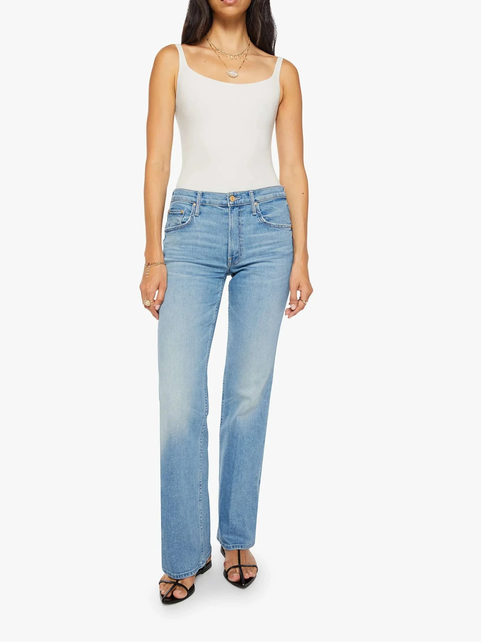 The Bookie Sneak Chaos Came Knocking Denim - Flare & Wide Leg Mother 
