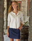 Jackie Sweatshirt Cardigan Vintage White Sweater - Cardigans Frank & Eileen 