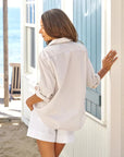 Charlotte Perfect Polo White Top - Polo Frank & Eileen 