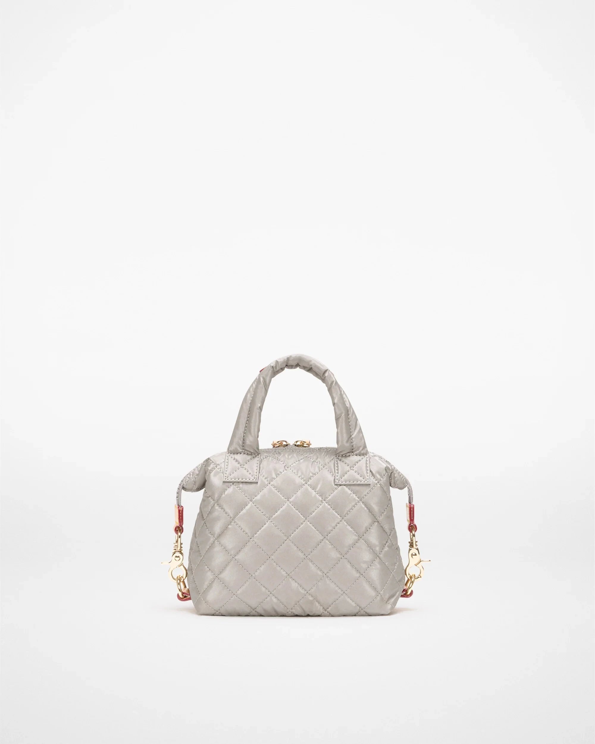 Micro Sutton Sable Pearl Metallic Tote & Satchel MZ Wallace 