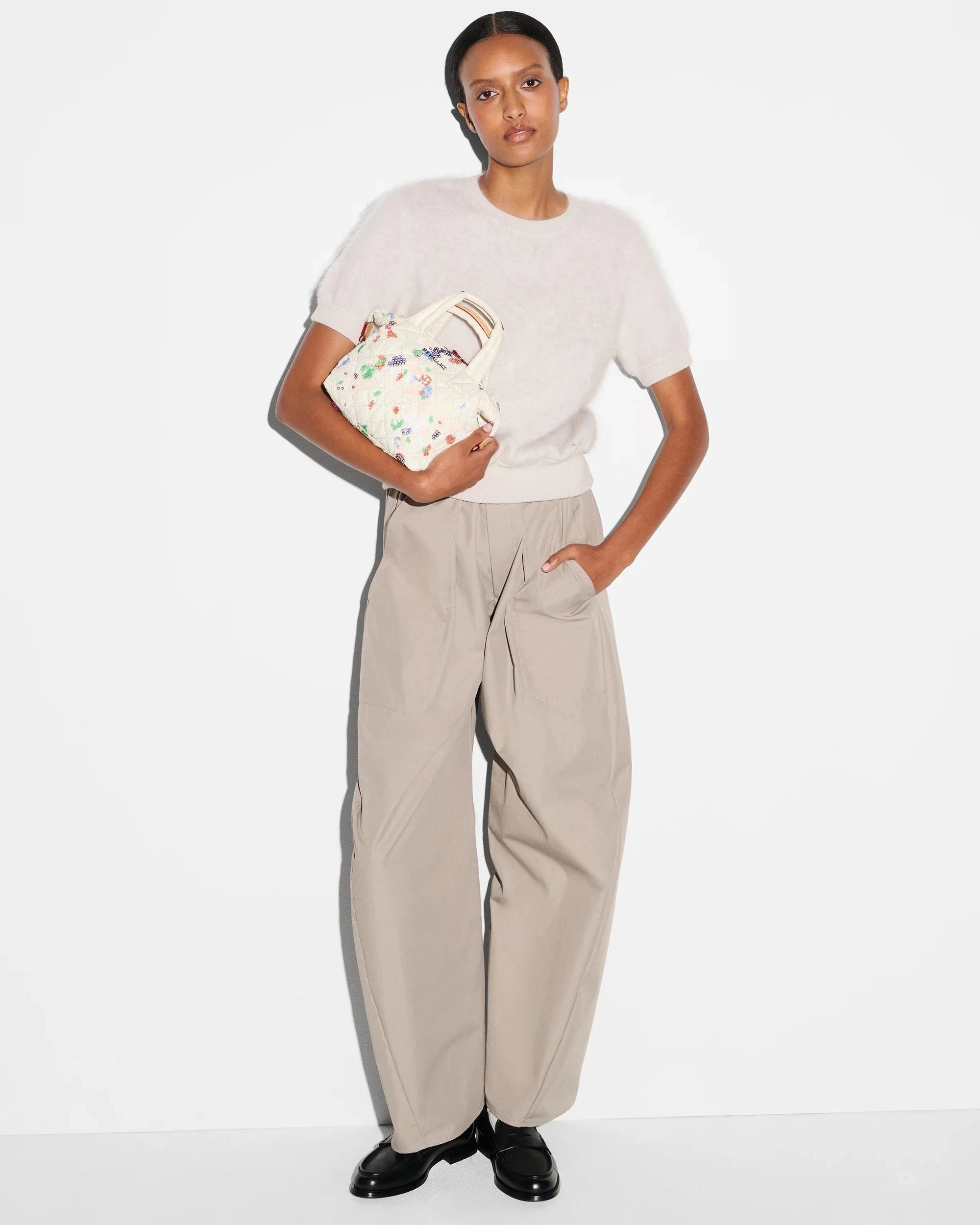 Micro Sutton Eden Sequin Tote & Satchel MZ Wallace 