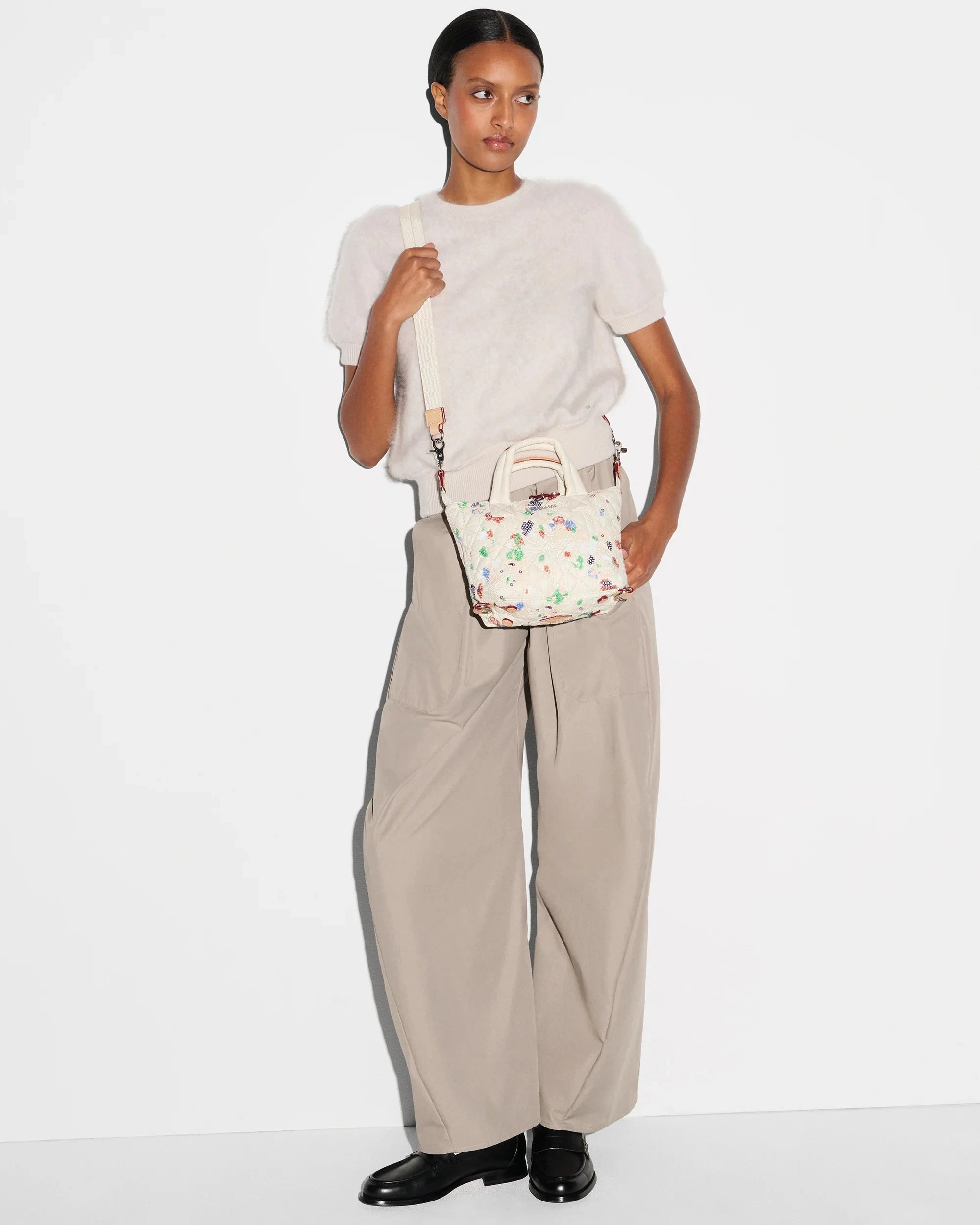 Micro Sutton Eden Sequin Tote &amp; Satchel MZ Wallace 