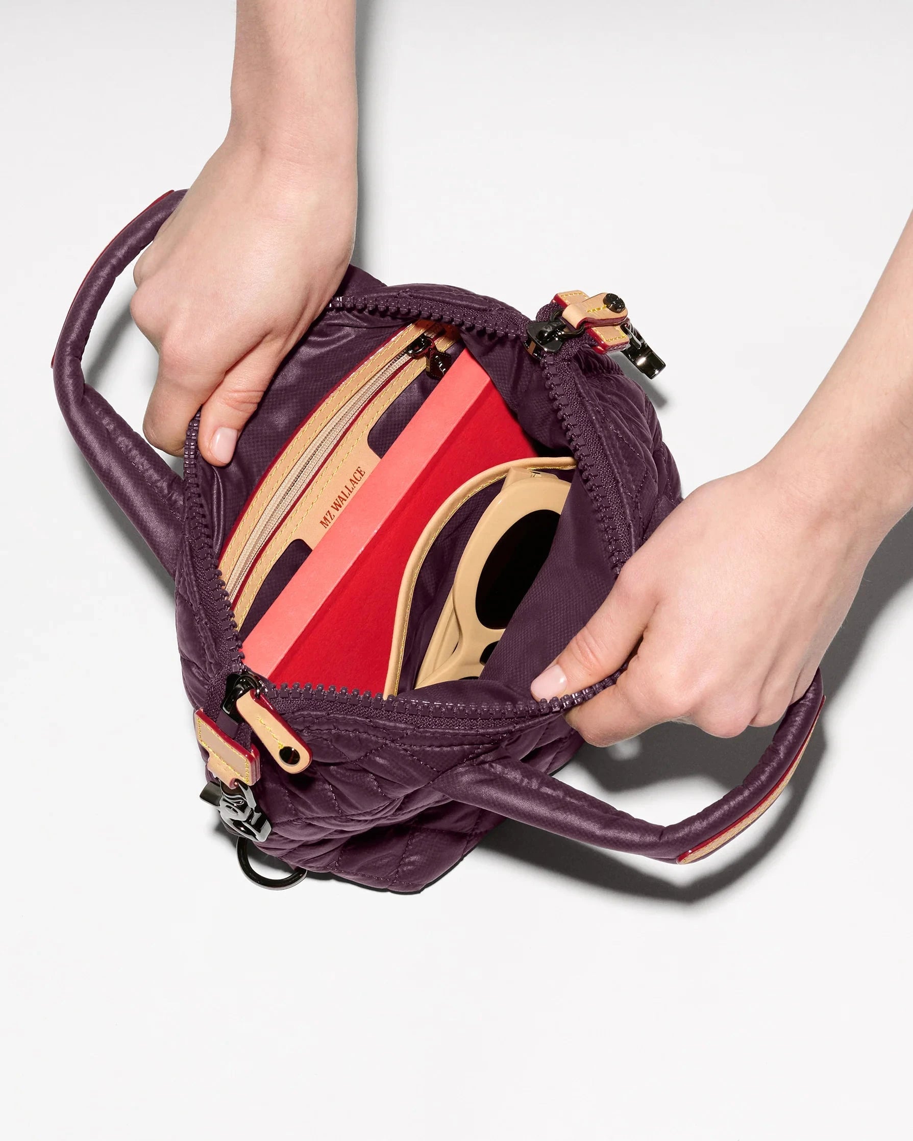 Micro Sutton Raisin Crossbody MZ Wallace 