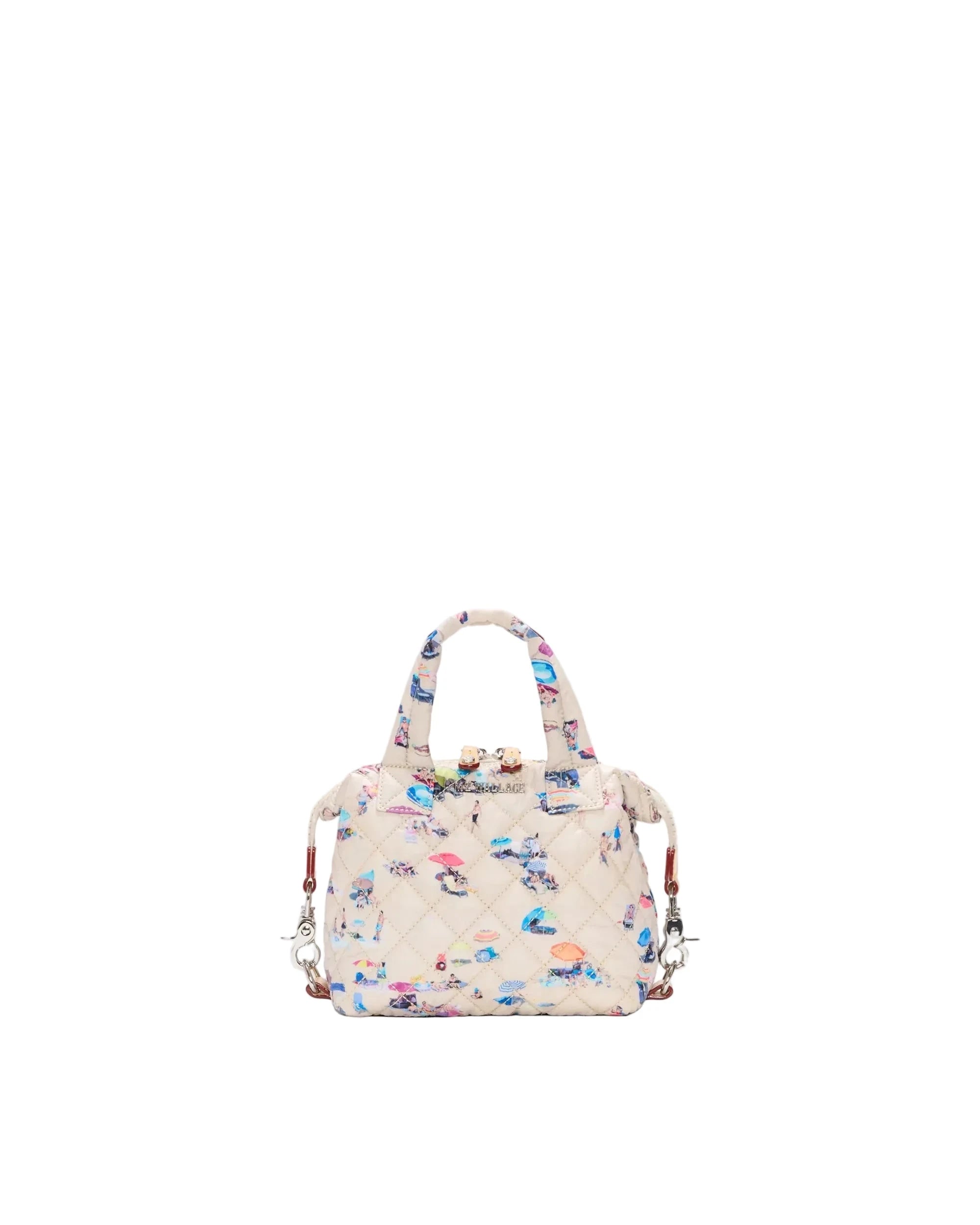 Micro Sutton Dede Beach Print Tote &amp; Satchel MZ Wallace 