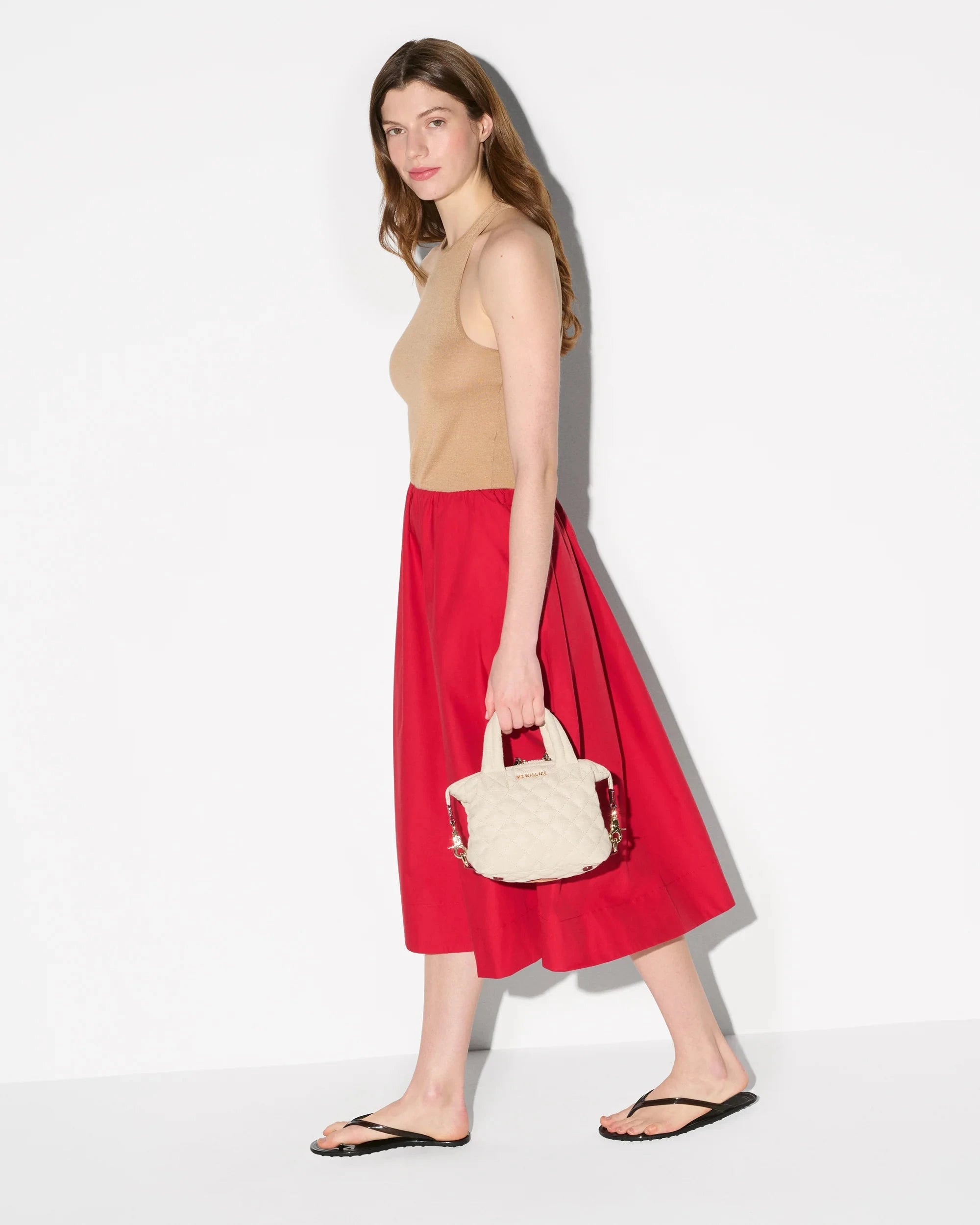 Micro Sutton Sandy Linen Crossbody MZ Wallace 