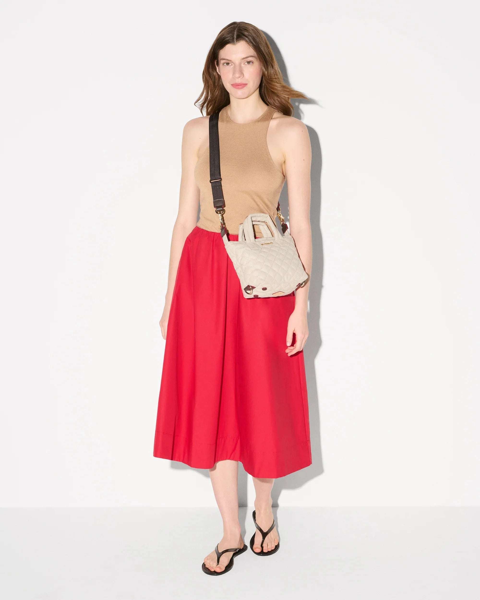 Micro Sutton Sandy Linen Crossbody MZ Wallace 