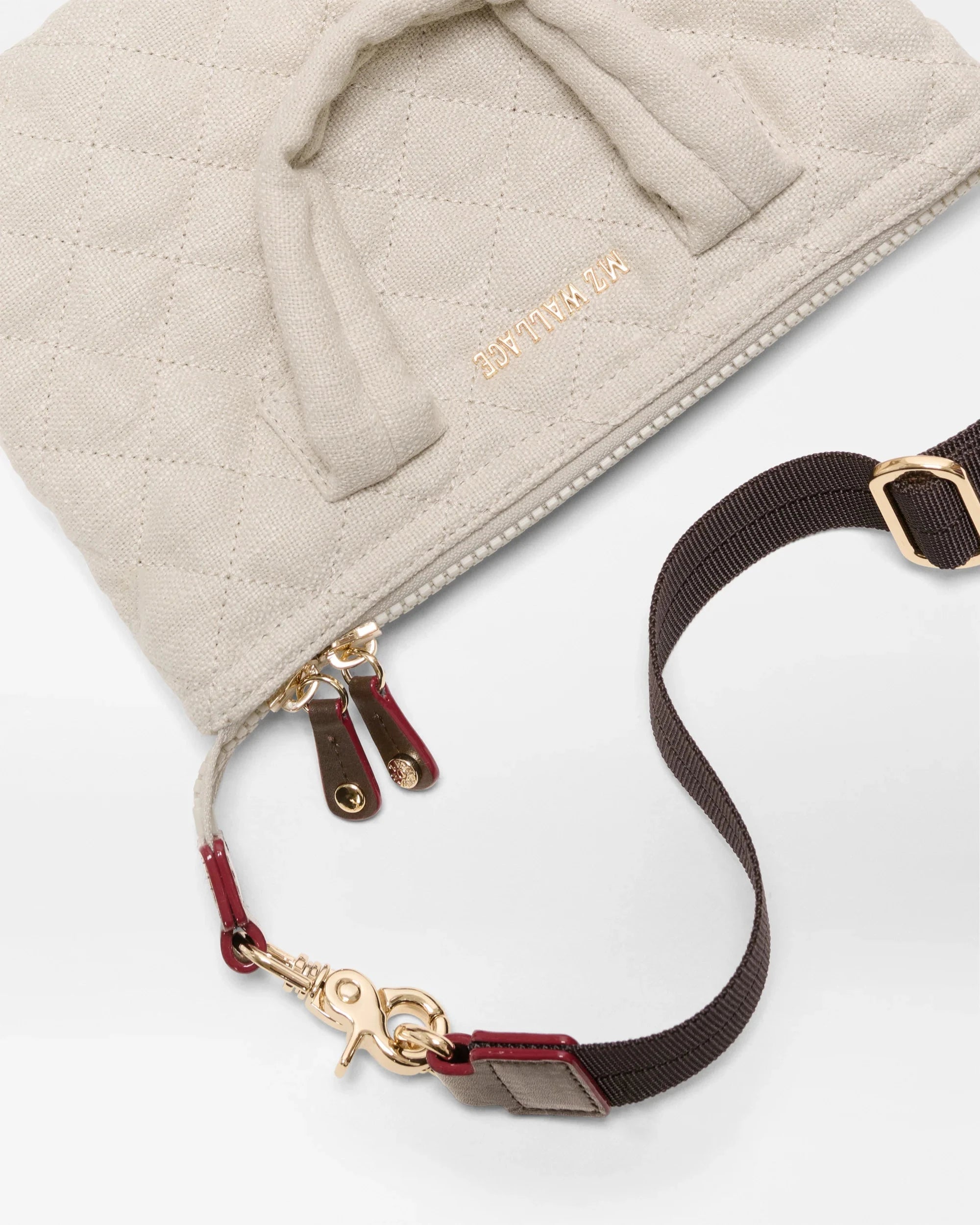 Micro Sutton Sandy Linen Crossbody MZ Wallace 