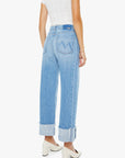 The Half Pipe Ankle Cuff Fray Last Bite Denim - Flare & Wide Leg Mother 