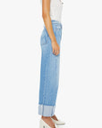 The Half Pipe Ankle Cuff Fray Last Bite Denim - Flare & Wide Leg Mother 