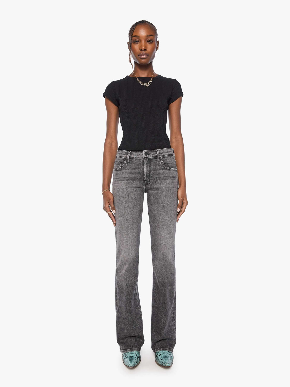 The Jinx Sneak Cliffhanger Denim - Flare &amp; Wide Leg Mother 