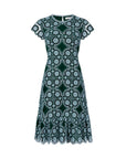 Waverly Lace Dress Emerald Dresses - Midi Cartolina 