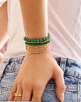 Valentina Semi-Precious Bracelet Malachite Bracelets BaubleBar 