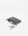 Flat Metro Key Pouch Silver Metallic