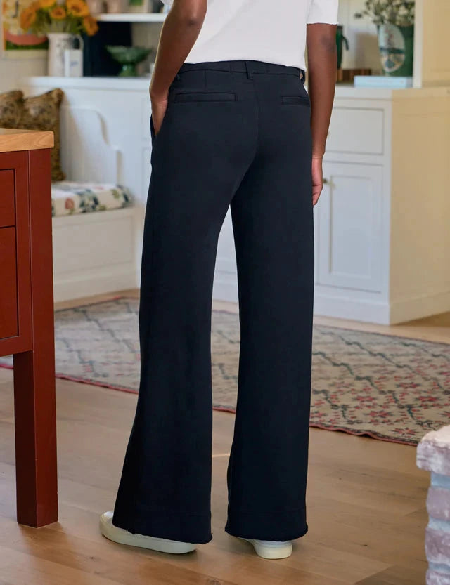 Riley Wide Leg Trouser Sweatpant British Royal Navy Pants - Trousers Frank & Eileen 