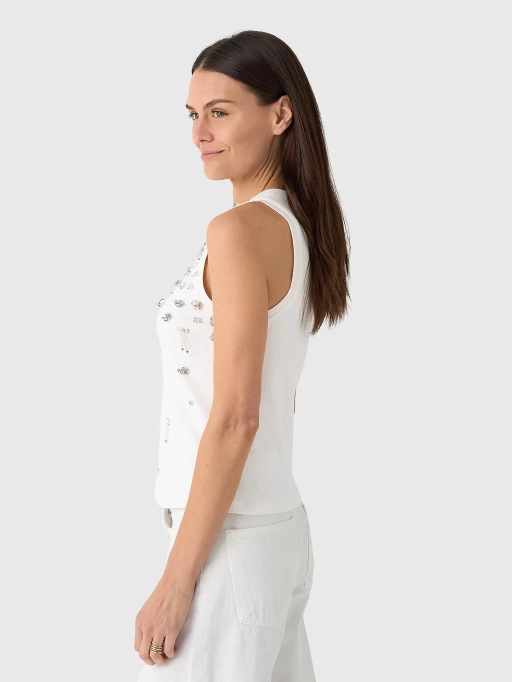 Alistair Tank Top White Tops - Tanks Simkhai 