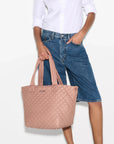 Medium Metro Tote Deluxe Dusty Rose Tote & Satchel MZ Wallace 