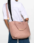 Medium Metro Tote Deluxe Dusty Rose Tote & Satchel MZ Wallace 