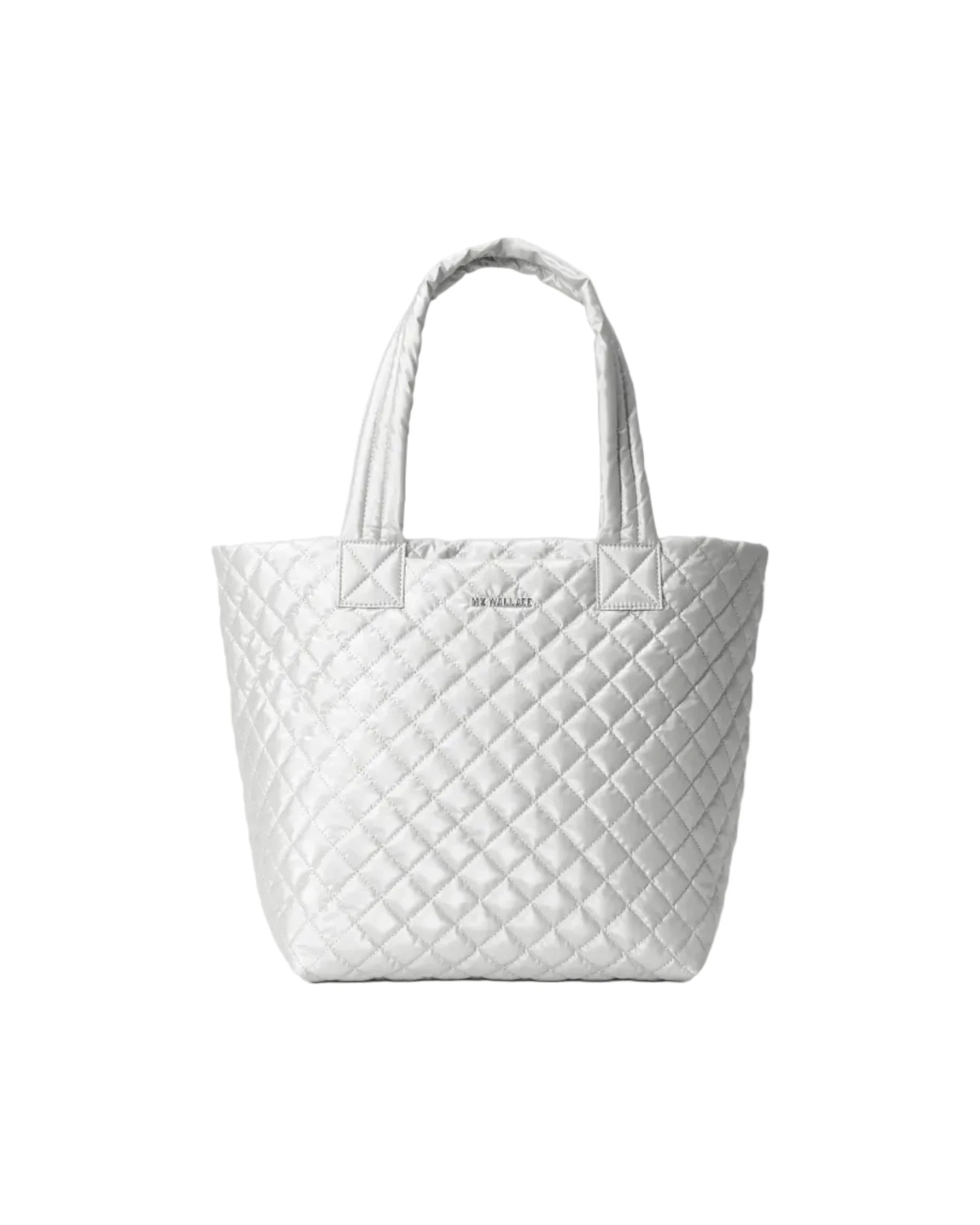 Medium Metro Tote Deluxe Oyster Metallic Tote & Satchel MZ Wallace 