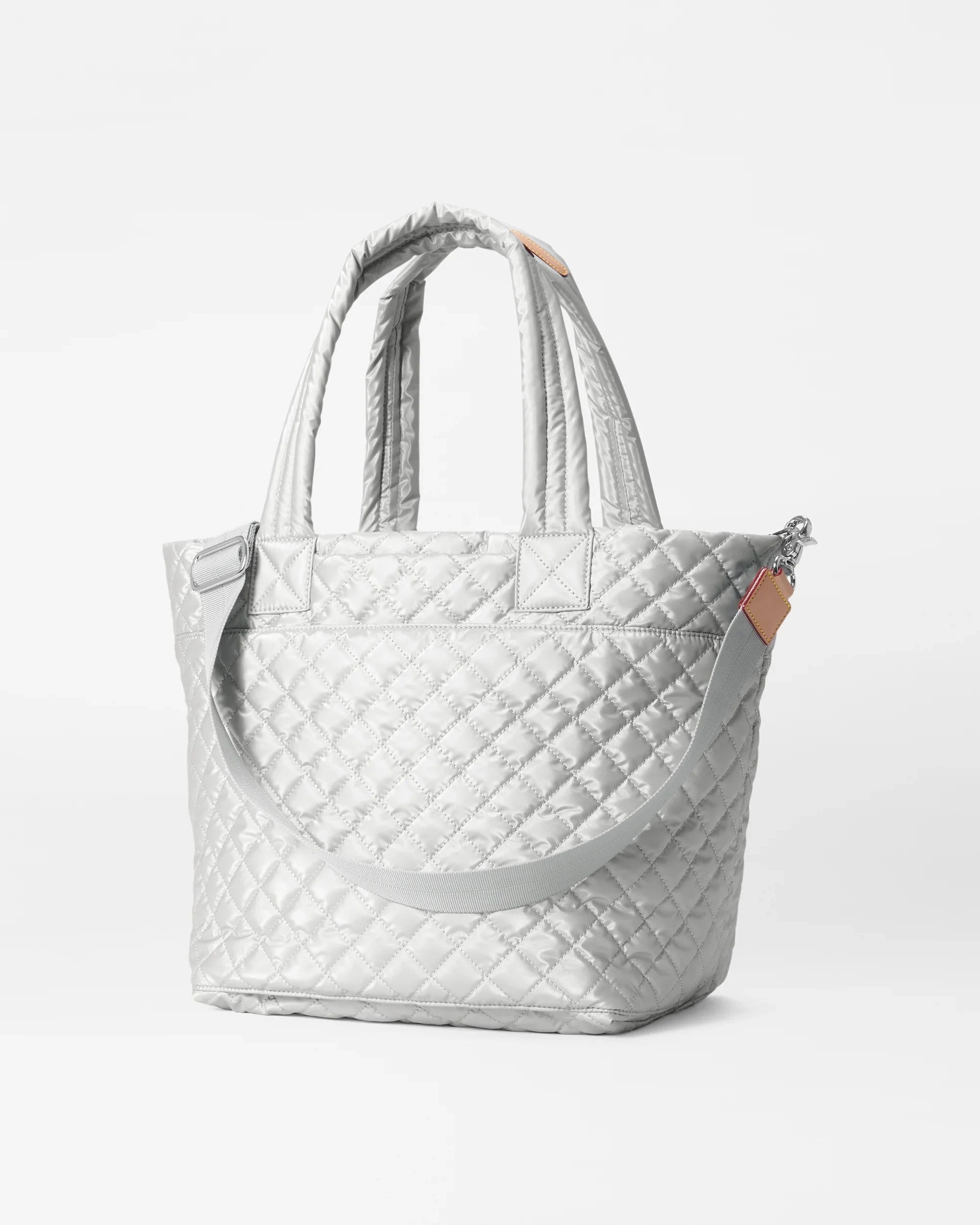 Medium Metro Tote Deluxe Oyster Metallic Tote & Satchel MZ Wallace 