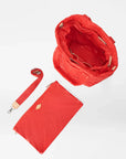 Medium Metro Tote Deluxe Bright Cherry Tote & Satchel MZ Wallace 