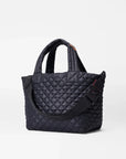 Small Metro Tote Deluxe Black Tote & Satchel MZ Wallace 