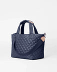 Small Metro Tote Deluxe Navy Tote & Satchel MZ Wallace 