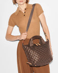 Small Sutton Deluxe Walnut Hobo & Shoulder MZ Wallace 