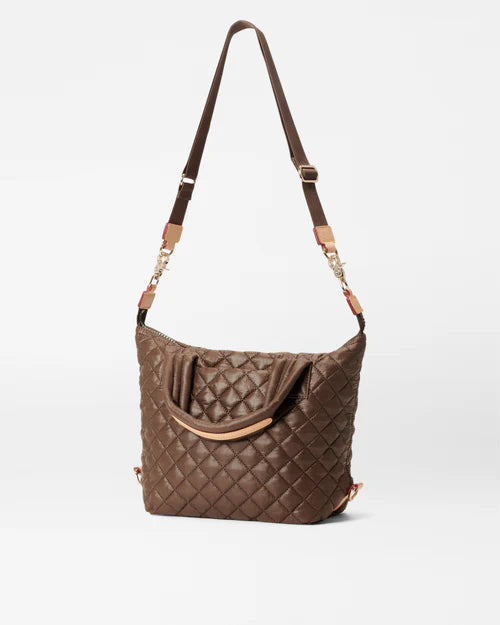Small Sutton Deluxe Walnut Hobo &amp; Shoulder MZ Wallace 