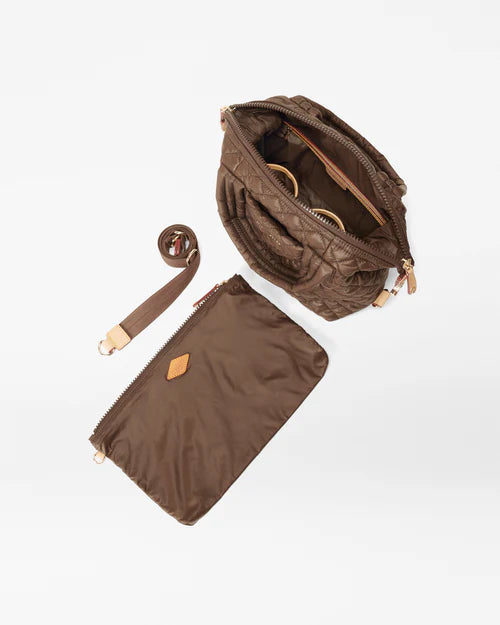 Small Sutton Deluxe Walnut Hobo &amp; Shoulder MZ Wallace 