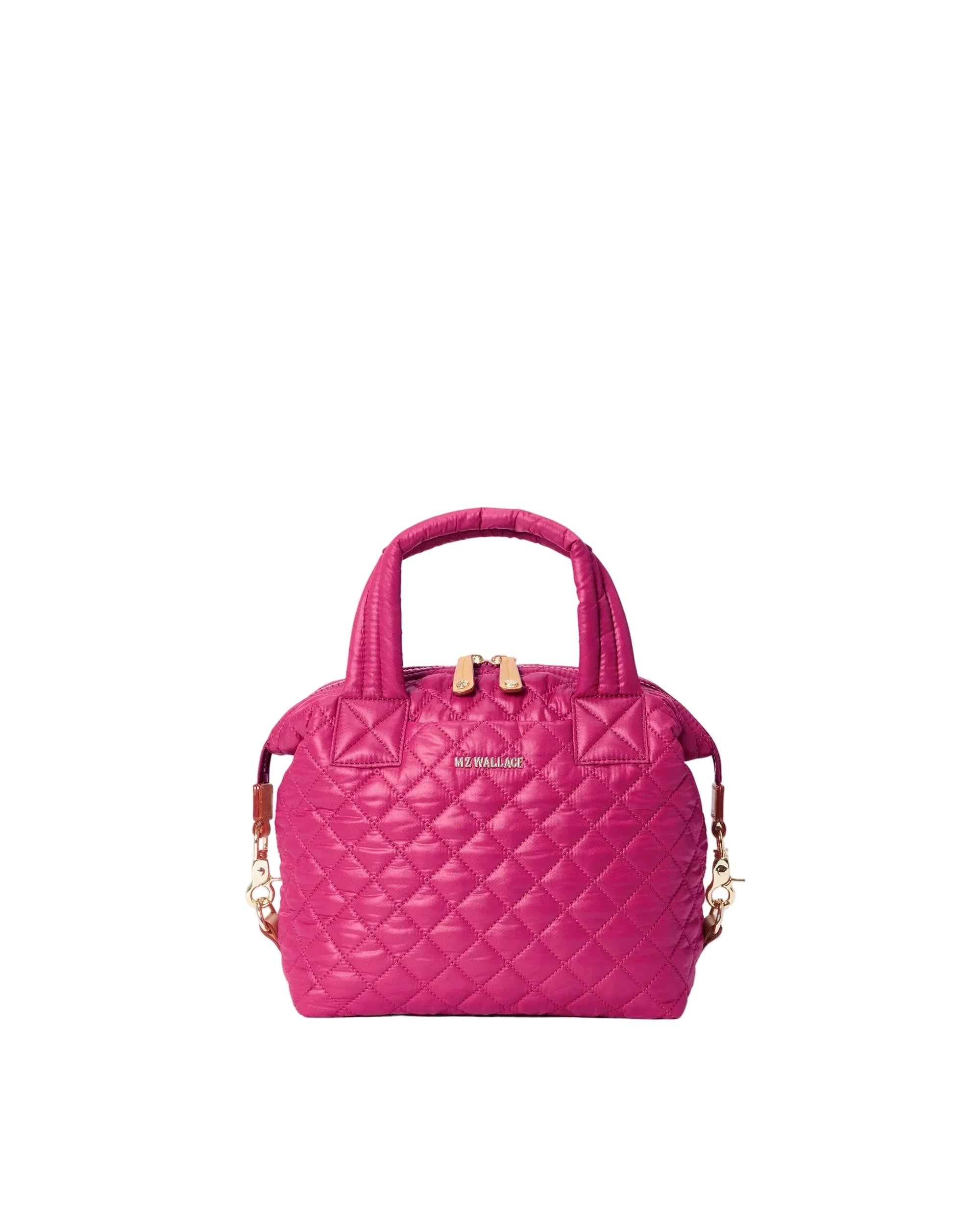Small Sutton Deluxe Raspberry Tote & Satchel MZ Wallace 