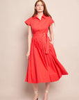 Octavia Dress Red Dresses - Midi Cara Cara 