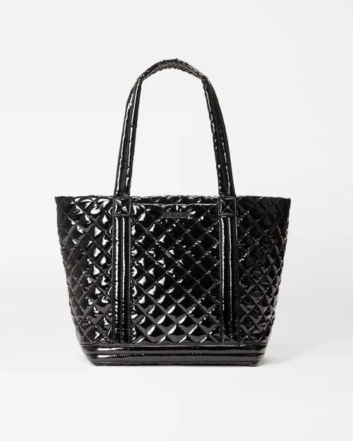 Empire Tote Medium Black Lacquer Tote & Satchel MZ Wallace 