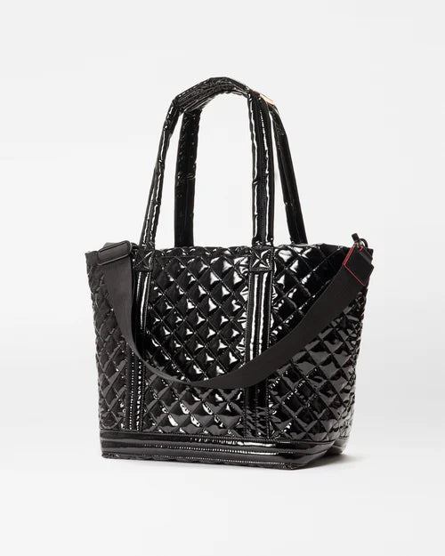 Empire Tote Medium Black Lacquer Tote & Satchel MZ Wallace 