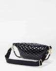Small Crosby Sling Black Lacquer Crossbody MZ Wallace 