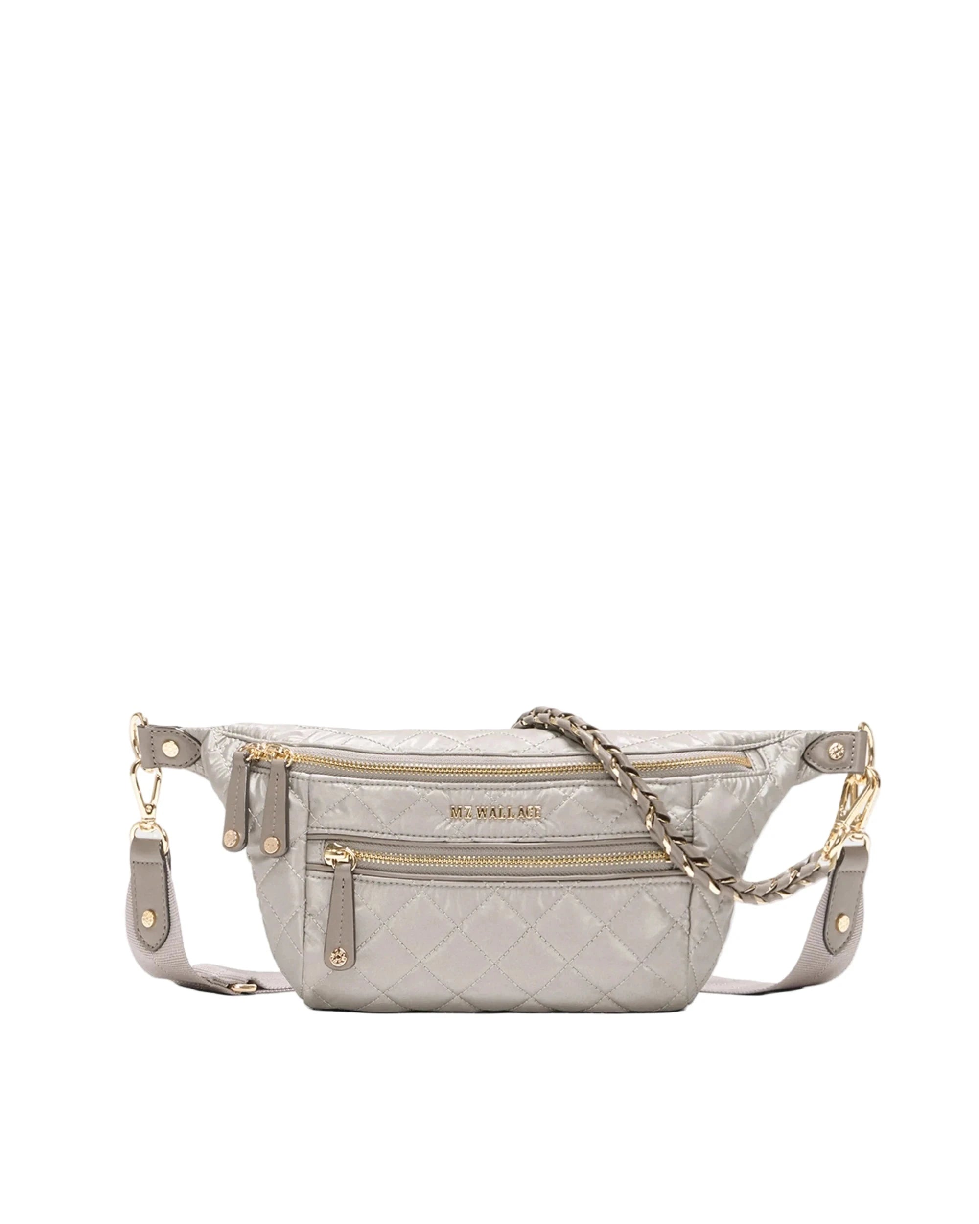 Small Crosby Sling Sable Pearl Metallic Crossbody MZ Wallace 