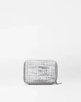 Passport Organizer Silver Croc Effect Wallets MZ Wallace 