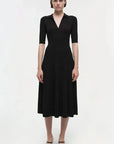 Signature Pati Polo Midi Dress Black Dresses - Midi Simkhai 