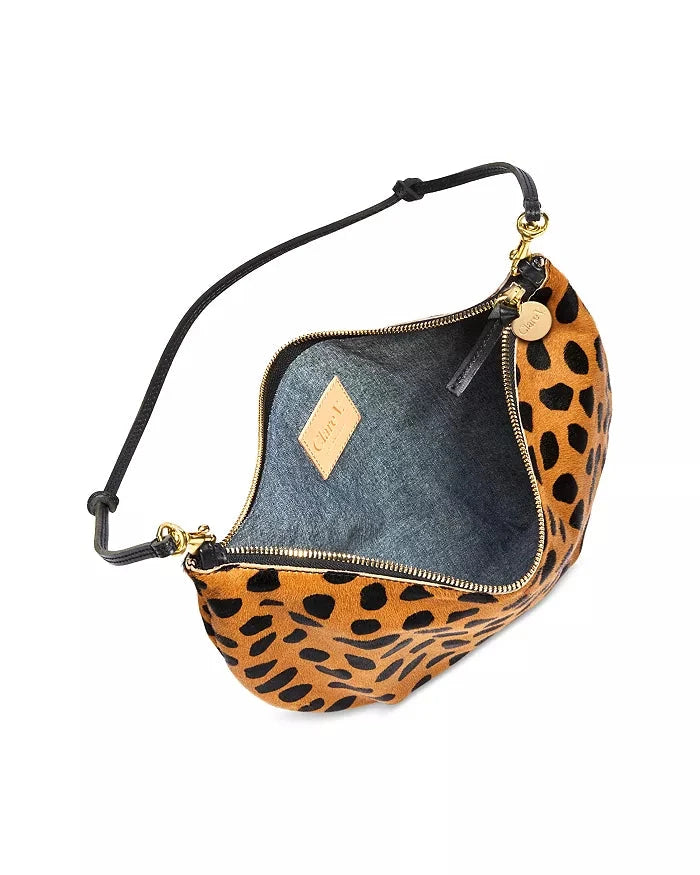 Lune Calf Hair Leopard Hobo & Shoulder Clare V. 