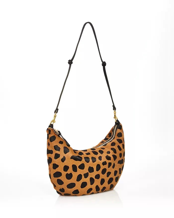 Lune Calf Hair Leopard Hobo & Shoulder Clare V. 