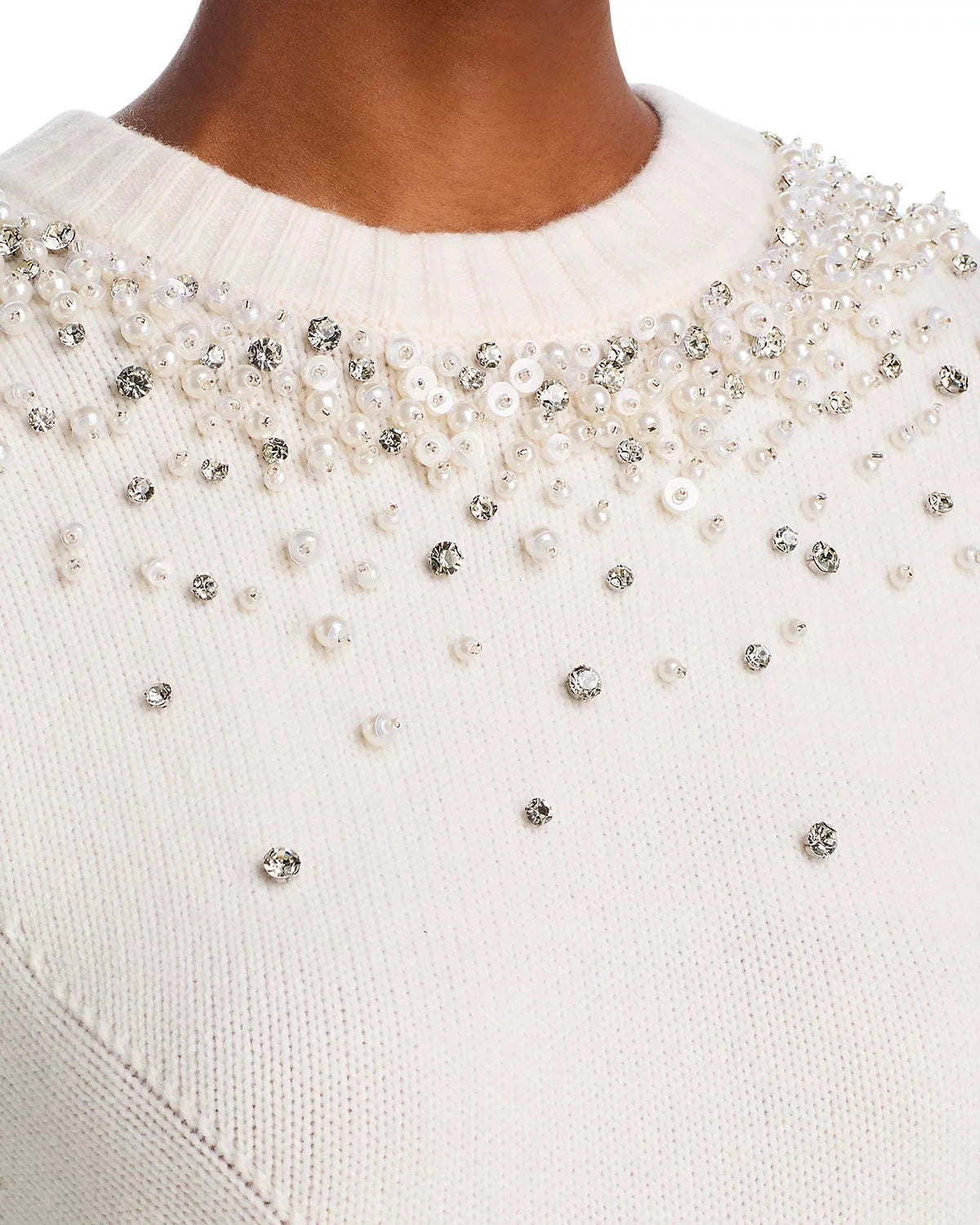 Candra Wool-Blend Sweater Vest Ivory Sweater - Vest Simkhai 