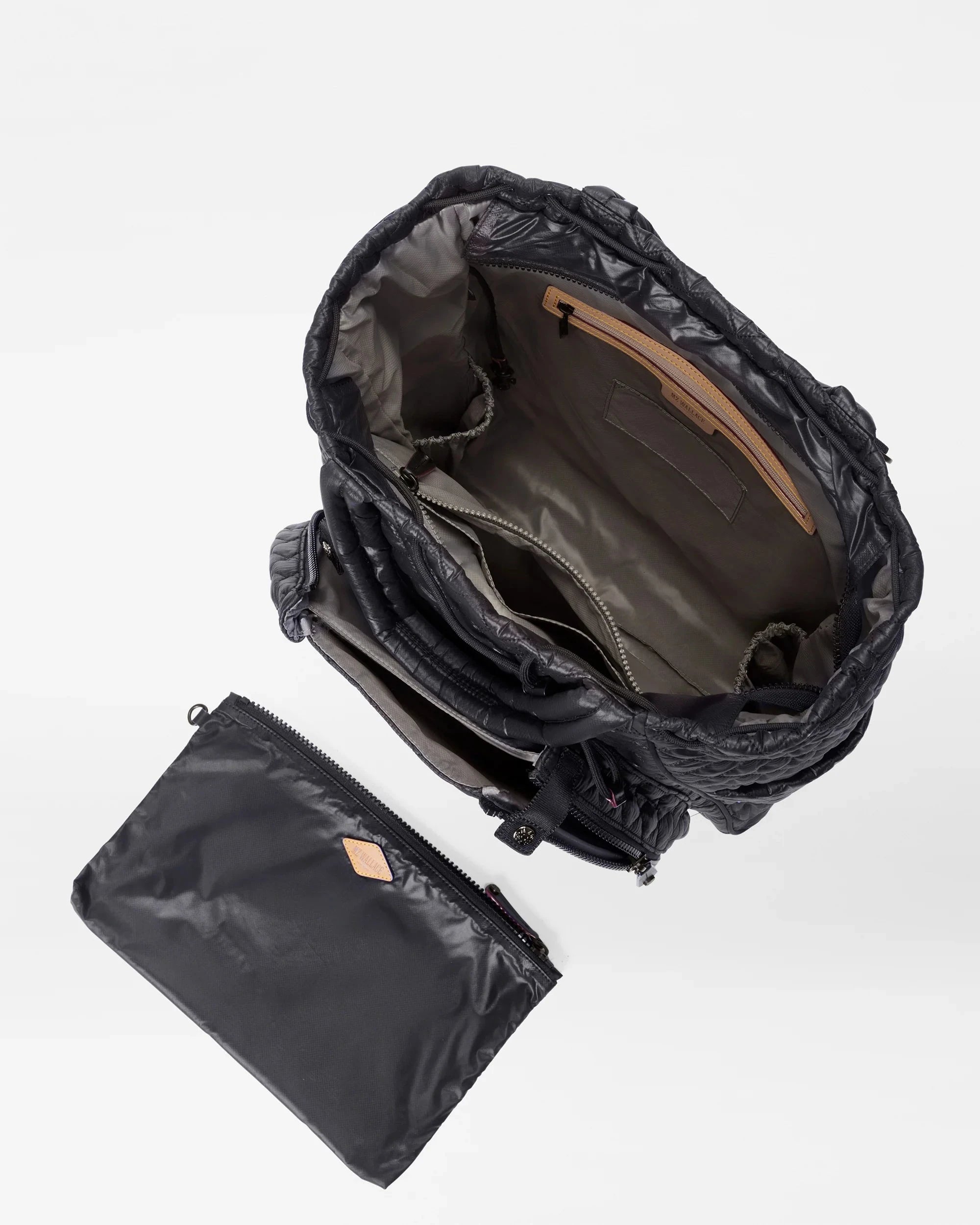 Doubles Tennis Convertible Backpack Black Backpack MZ Wallace
