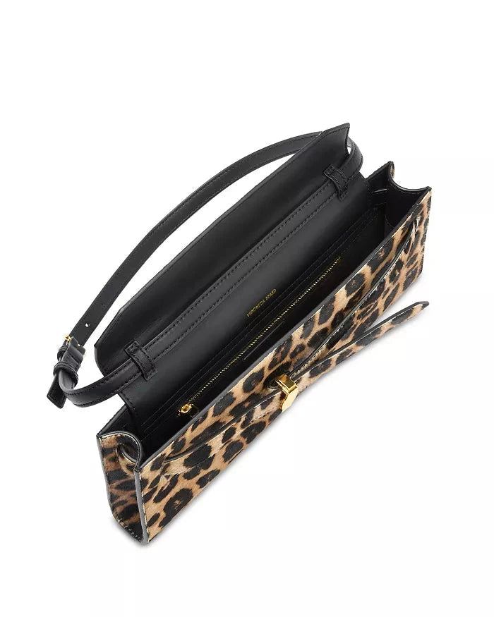 Leopard Dash Clutch Dark Acorn Multi Clutch Veronica Beard 