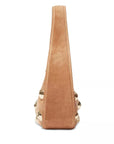 Finn Studded Suede Shoulder Bag Camel Hobo & Shoulder Simkhai 