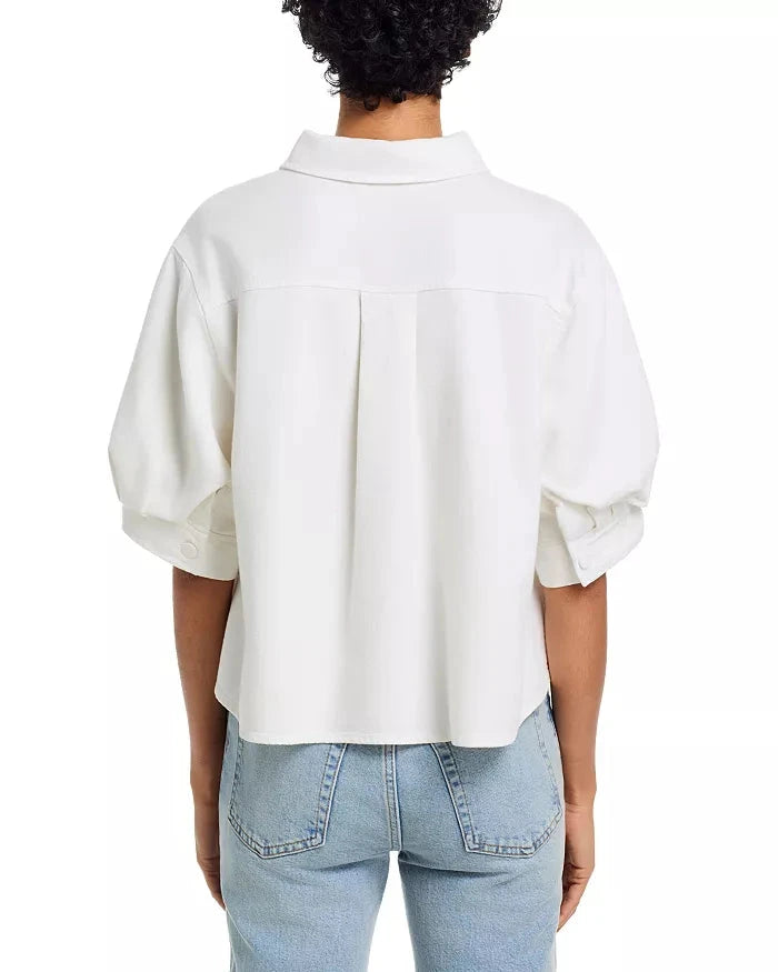 Billow Sleeve Shirt White Tops - Blouses Frame 
