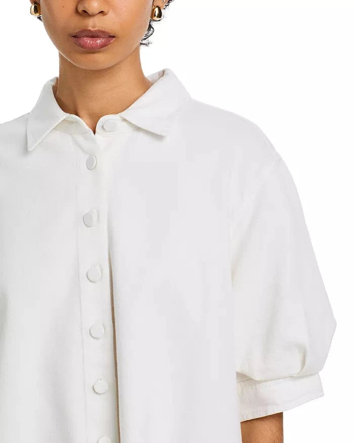 Billow Sleeve Shirt White Tops - Blouses Frame 