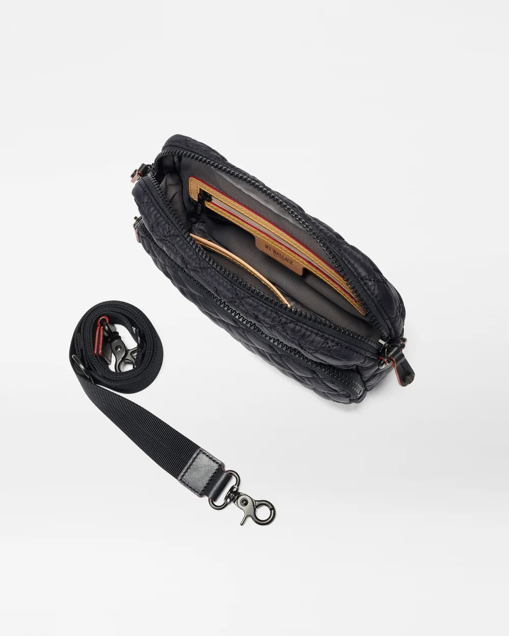 Metro Camera Bag Small Black Crossbody MZ Wallace