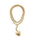 The Puffy Heart Necklace Gold Necklaces Roxanne Assoulin 